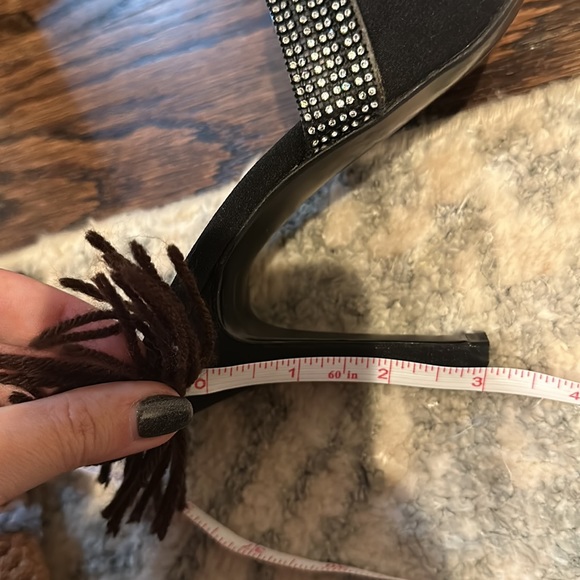 Stuart Weitzman Rhinestone Slide Heels - Picture 11 of 12